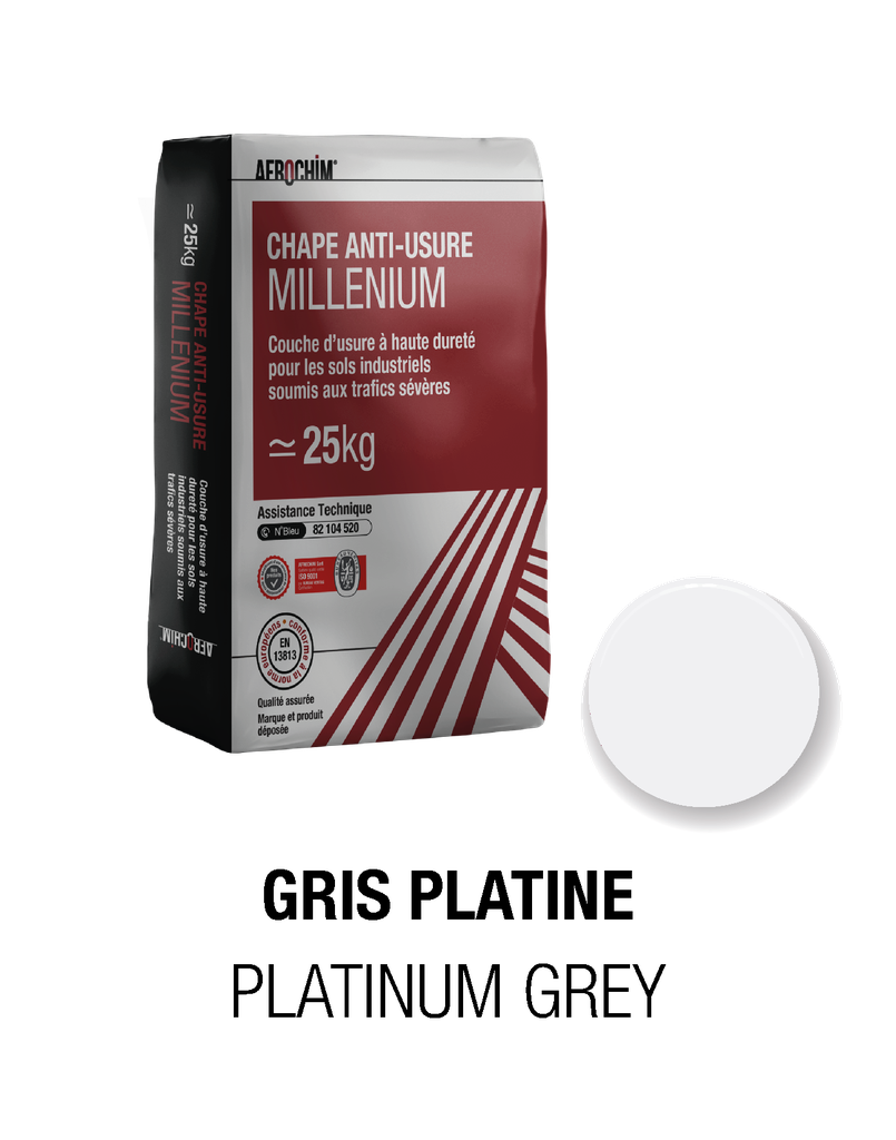 [HC010] Chape Anti-Usure Millenium ( C 903 GRIS PLATINE)