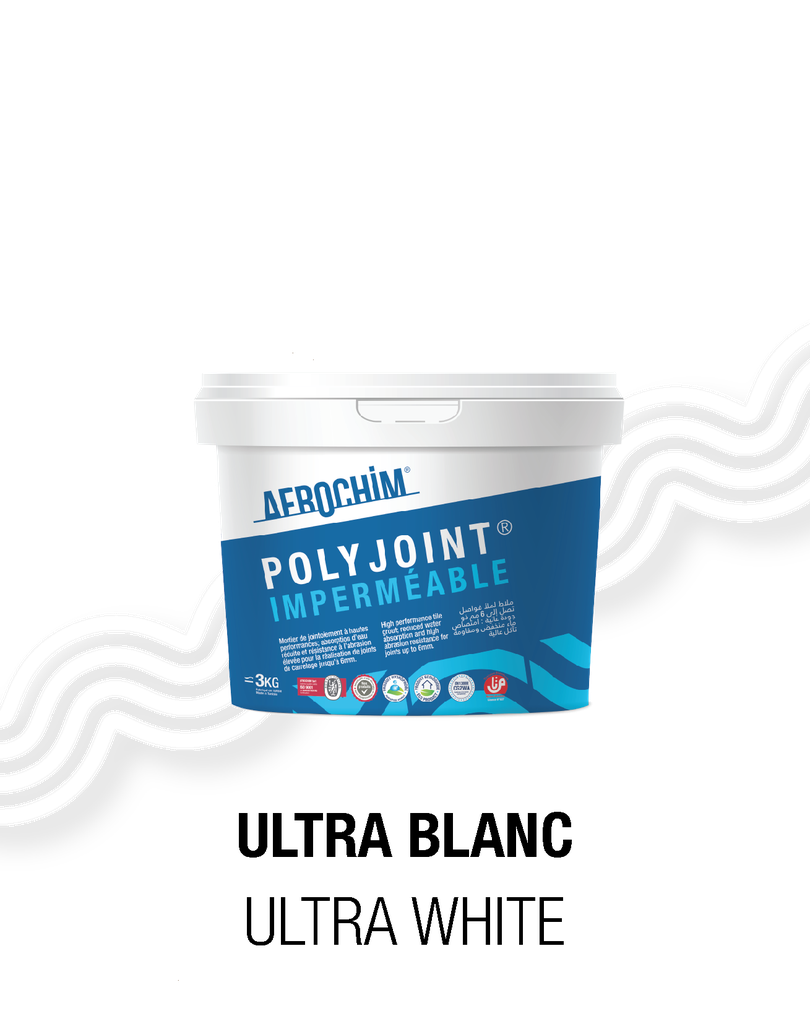 [HP121] Poly Joint®Impermeable 3Kg (C 901 ULTRA BLANC)